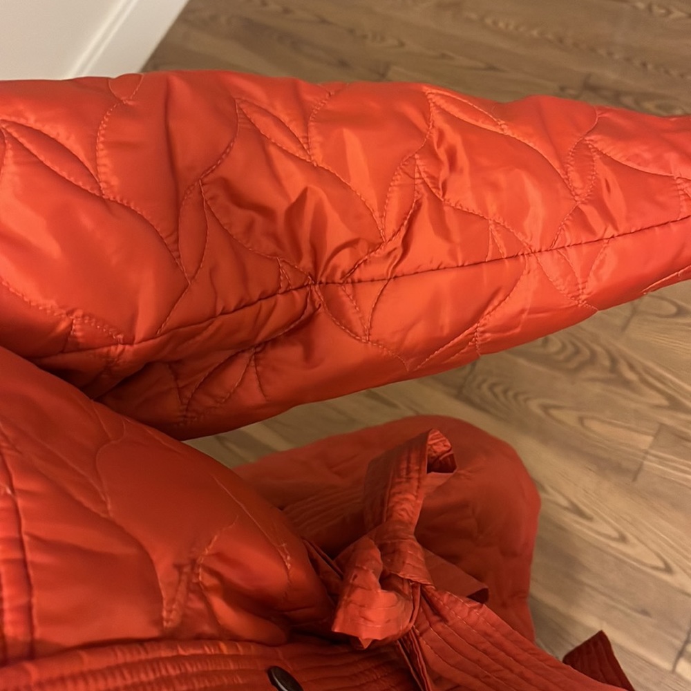 Lands' End Women's Quilted Jacket - Burnt Orange - Size XL - Picture 10 of 13